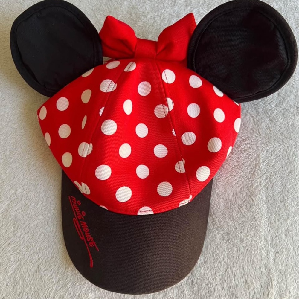 Disney Red Polka Dot Minnie Mouse Cap